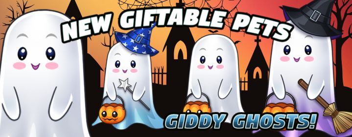 Giddy Ghost - New Giftable Pet